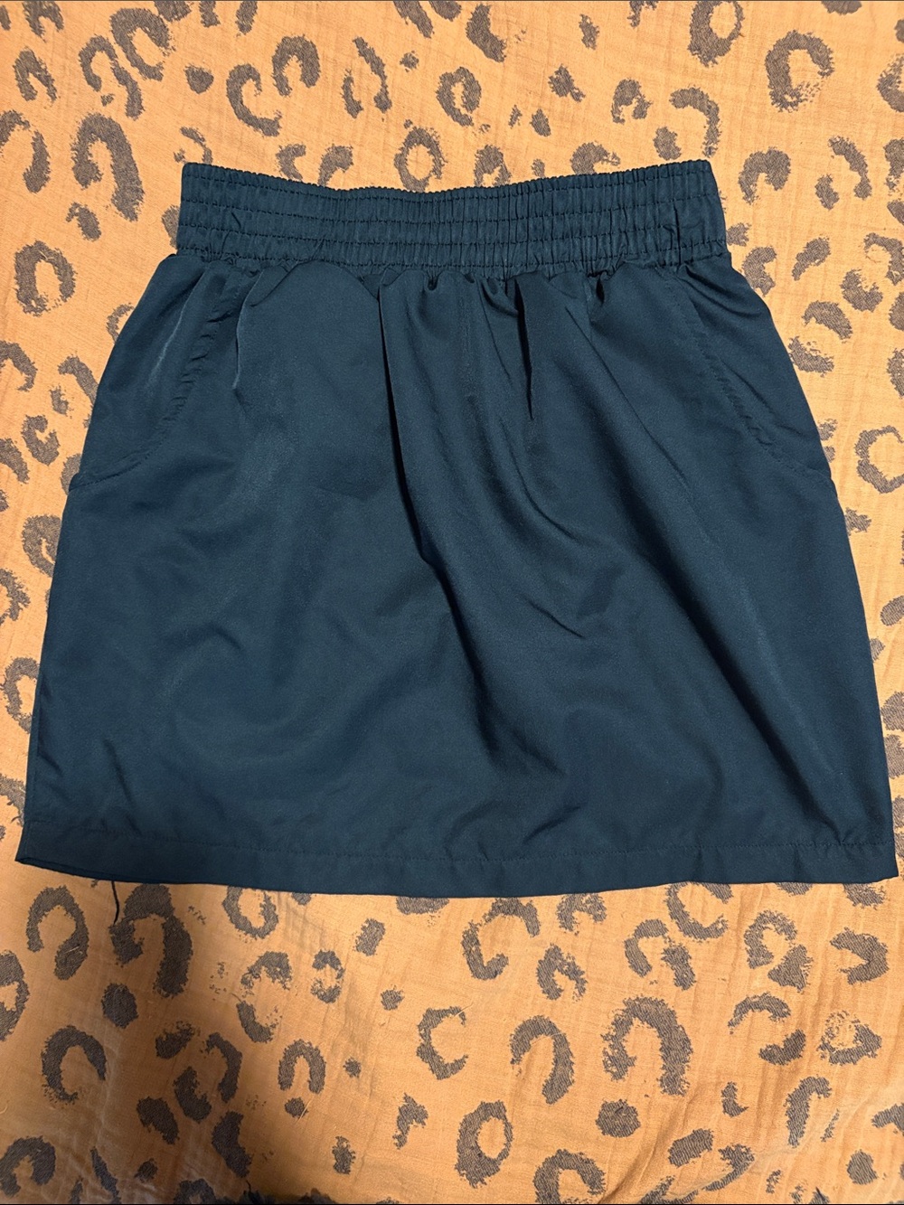American Apparel Elastic-Waist Mini Skirt